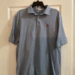 Men’s Peter Millar Pirate Geo Short Sleeve Golf Shirt, Size Large